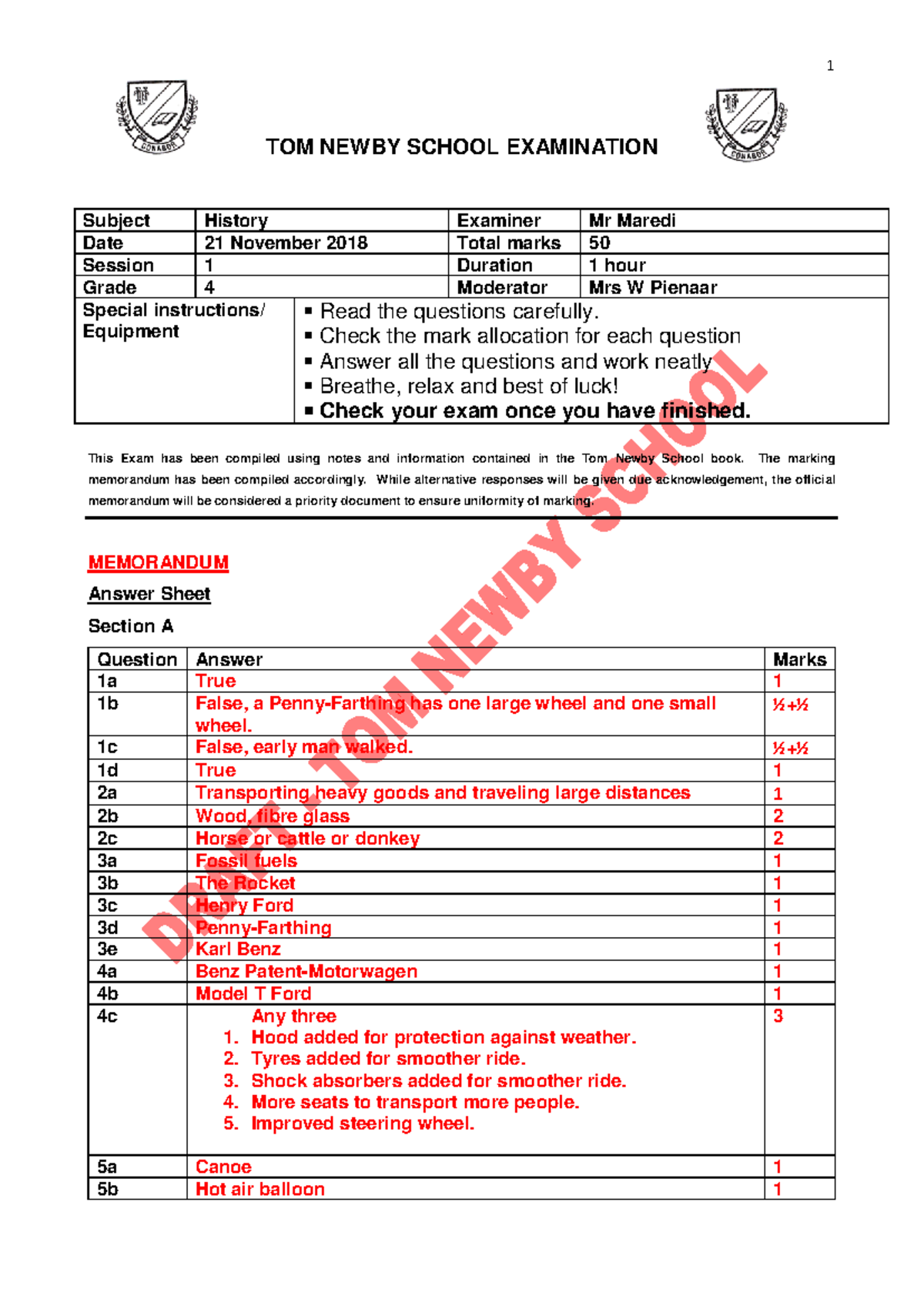 Grade-4-History-Memo-Nov-2018-watermark-1 - 1 TOM NEWBY SCHOOL ...