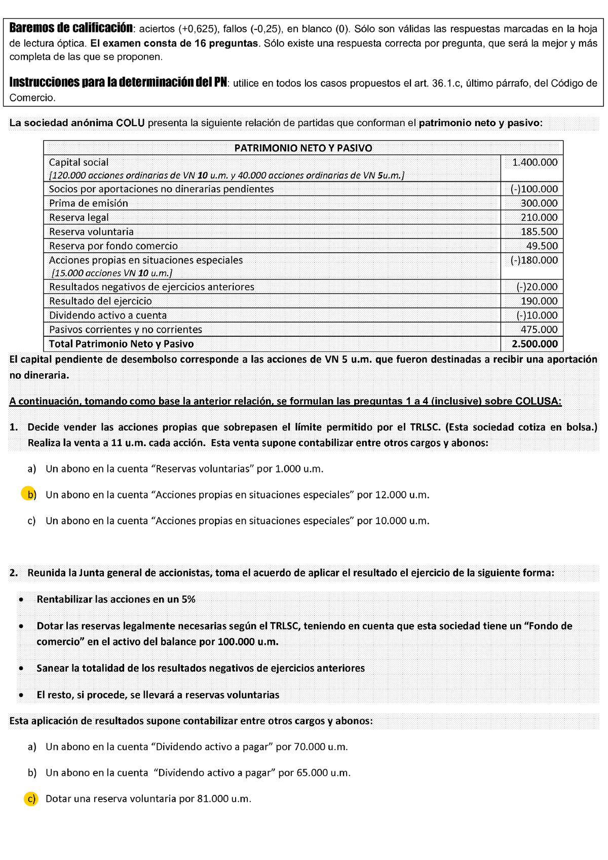 EXAMEN RESUELTO Contabilidad Financiera Superior Junio 2012 A - UNED ...