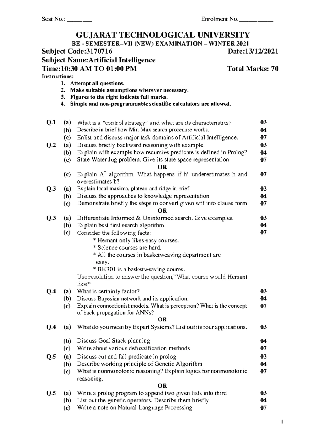 Practical 7 - Practical- Aim: Write a Pro-log program to implement ...