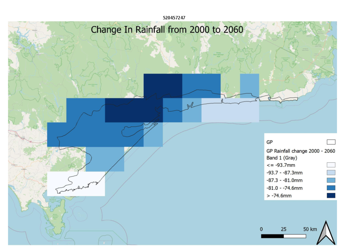 Climate Map Report Summary of Changes to the Climate of the Gippsland