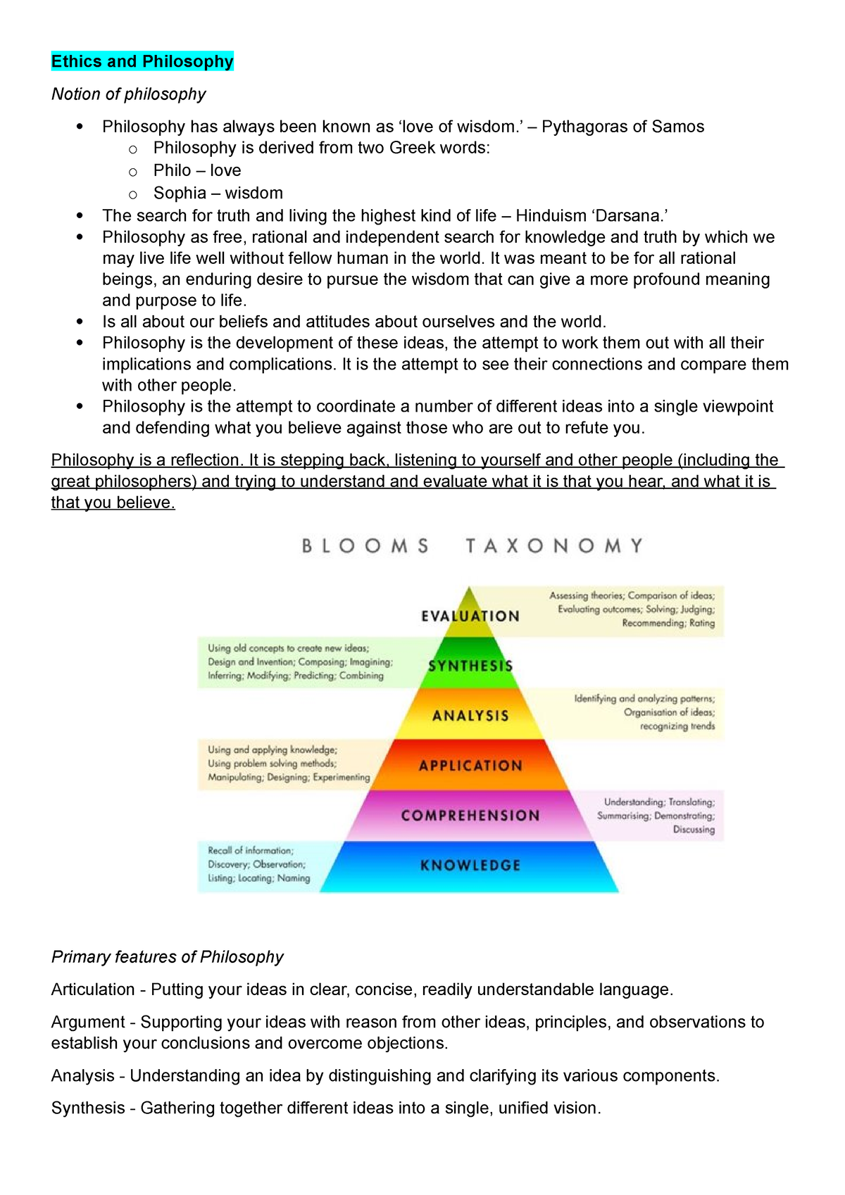 Ethics-and-Philosophy - Ethics And Philosophy Notion Of Philosophy ...