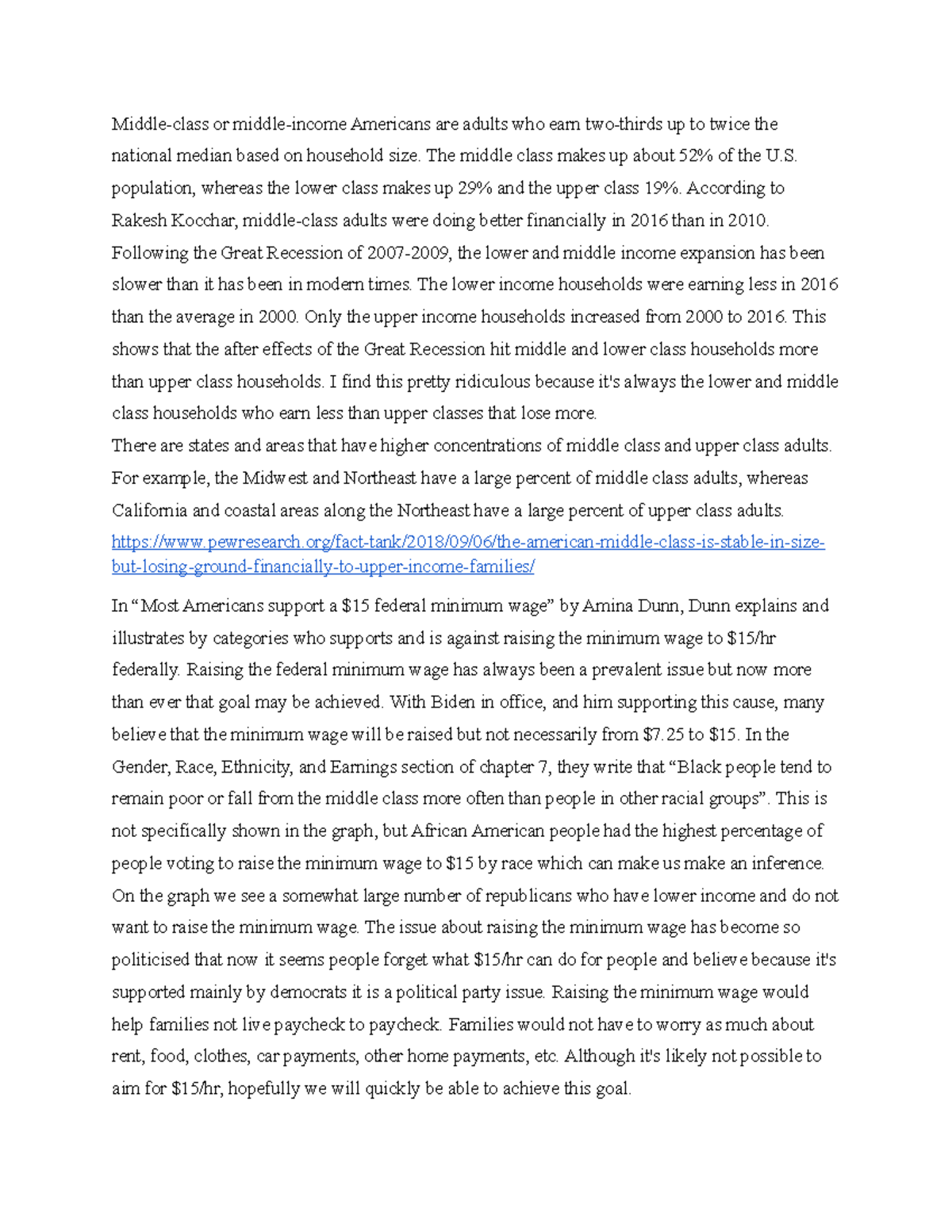 DB Week 5 Chapter 7 - Homework Assignment - Middle-class or middle ...