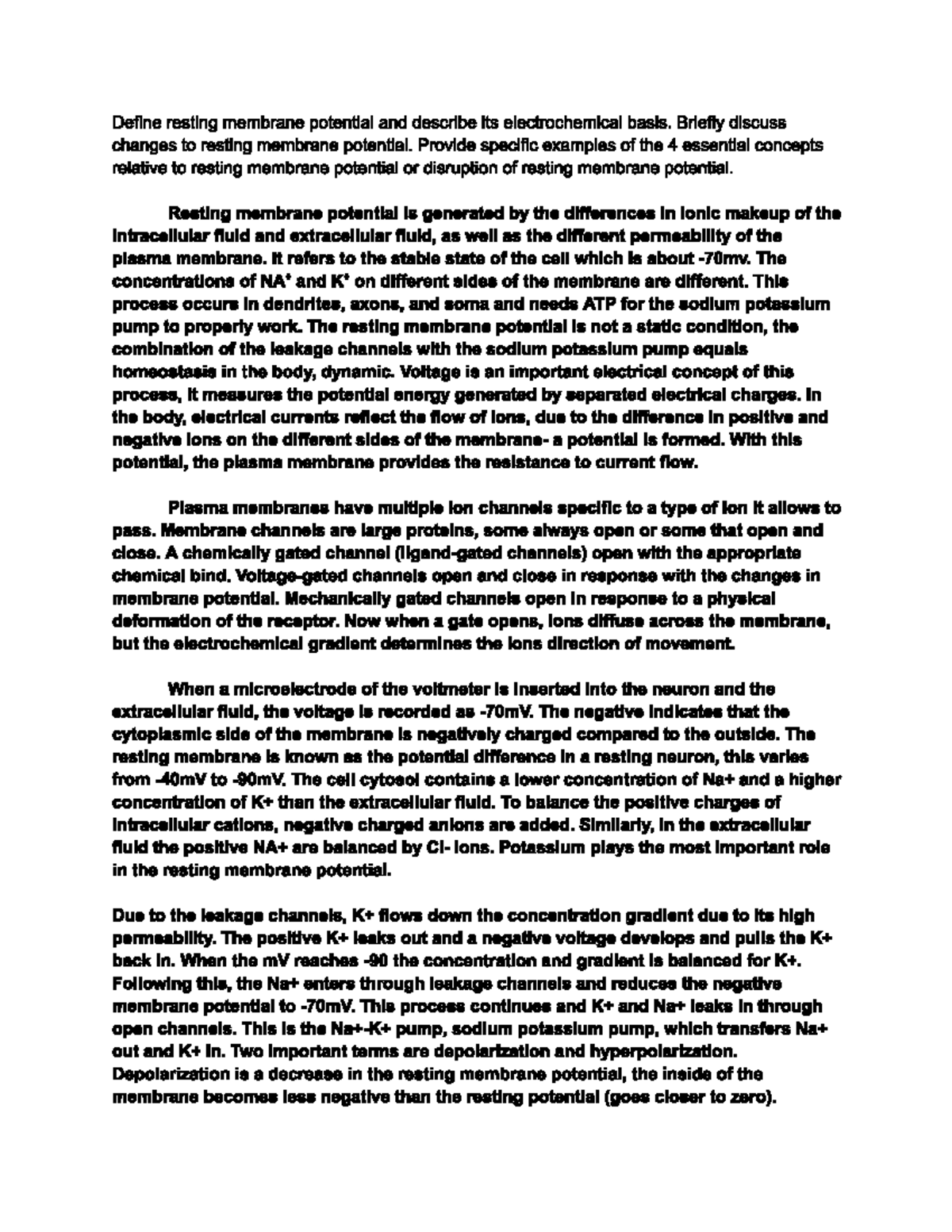 Lecture assignment one - EXSC 224 - Studocu