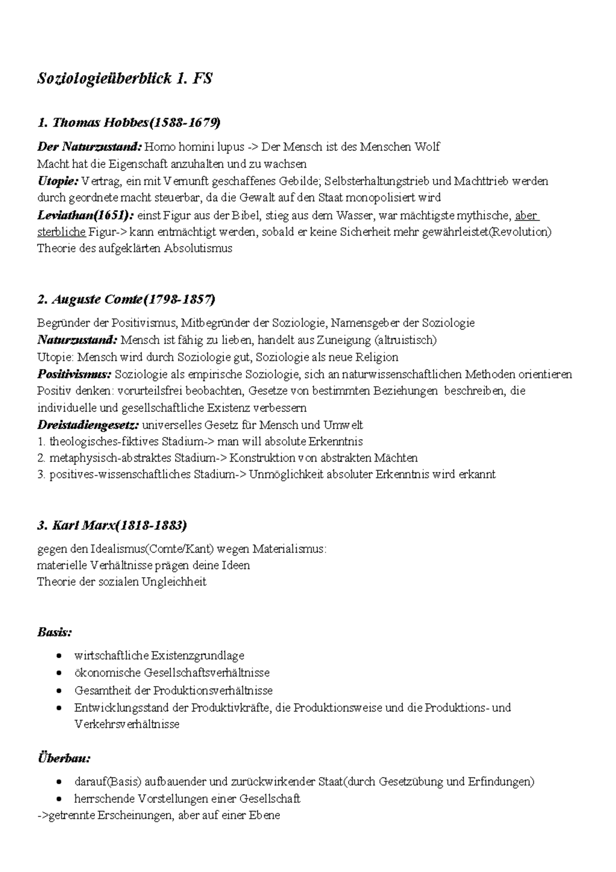 Soziologie Überblick Warning TT undefined function 32