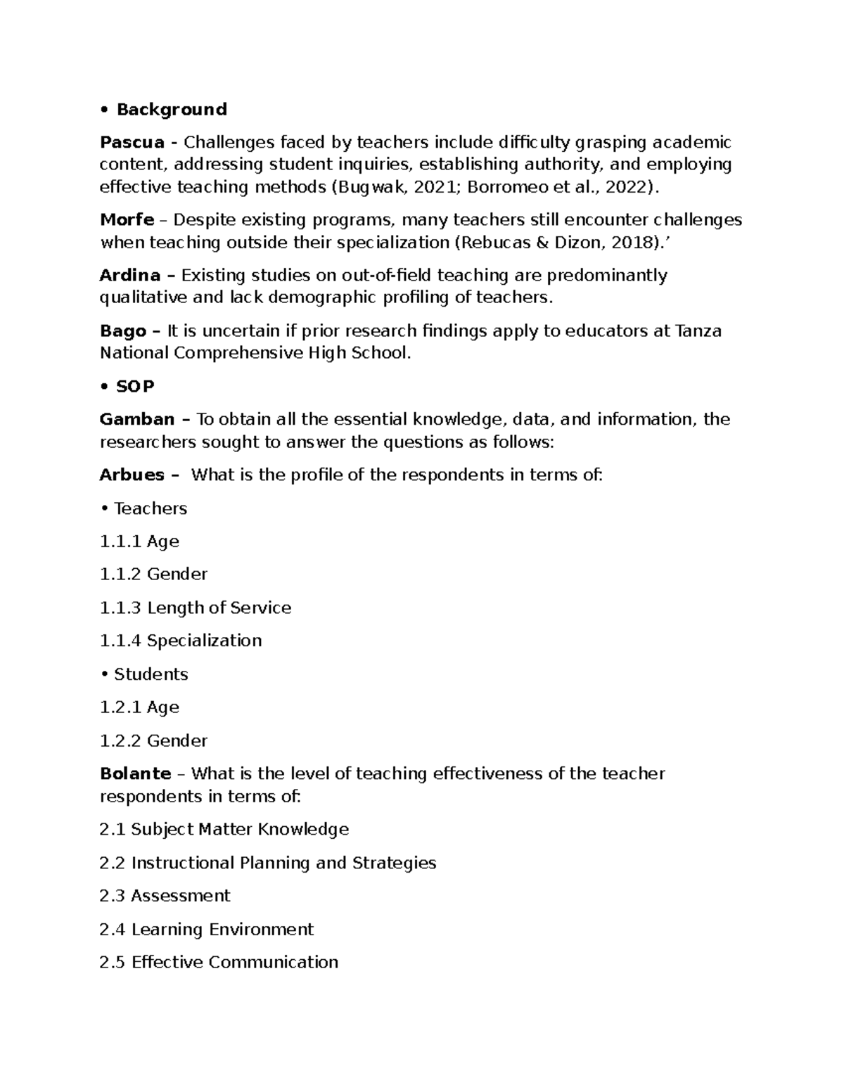 Research-Infographics-Script - Background Pascua - Challenges faced by ...