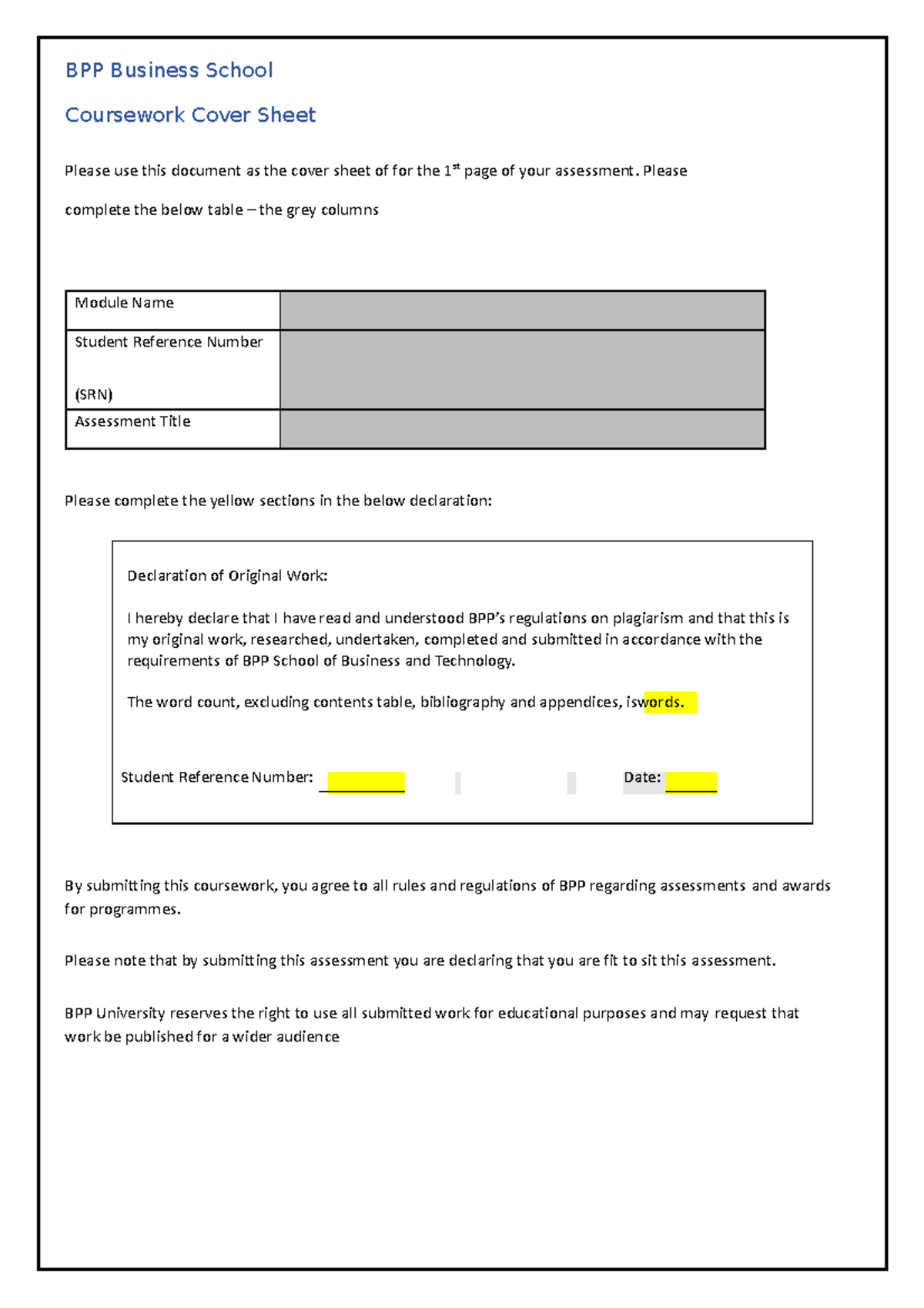 Rj002 - Management - Declaration of Original Work: I hereby declare ...