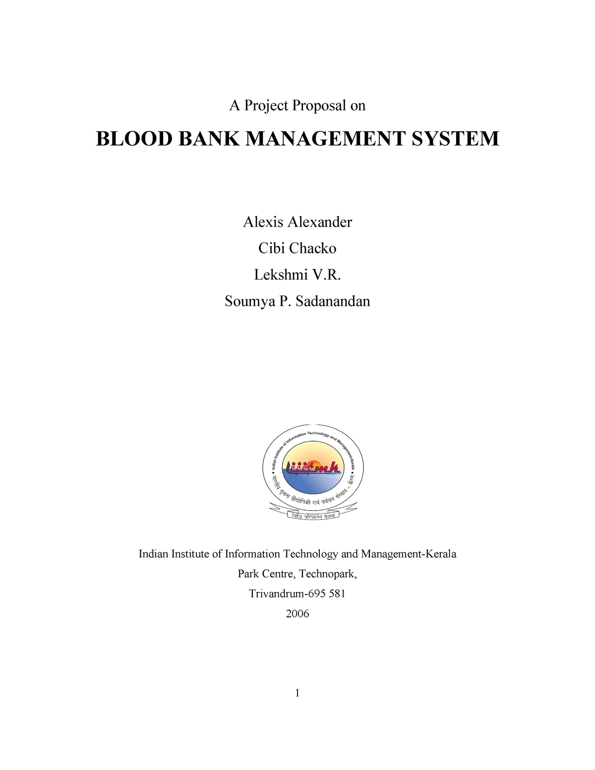 business plan for blood bank