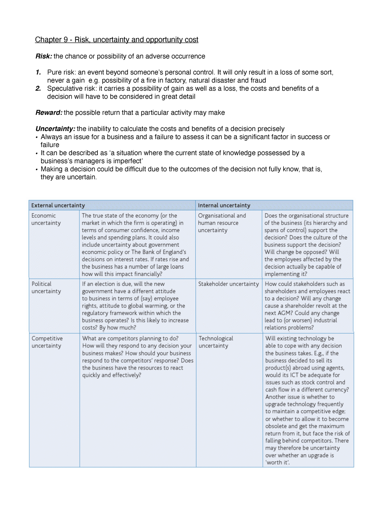 chapter-9-risk-uncertainty-and-opportunity-cost-pure-risk-an