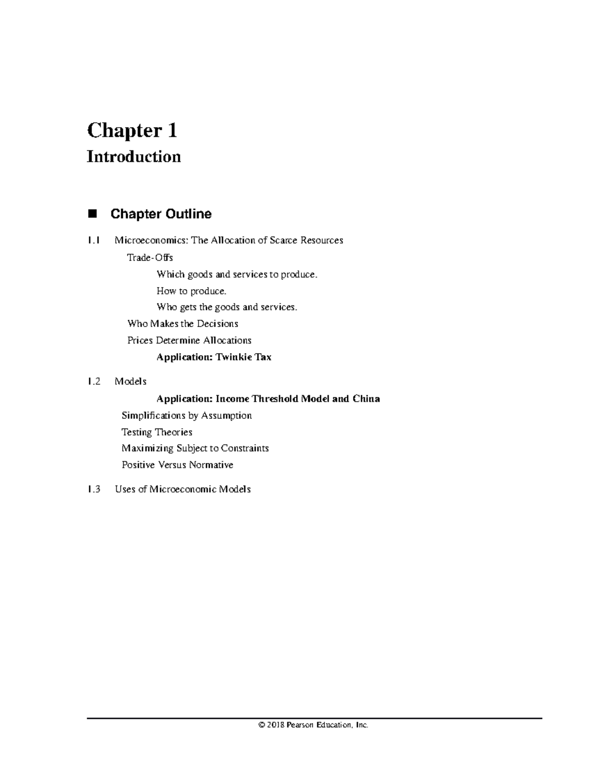 PerloffMicroeconomicsAnswersforChapter1 - Chapter 1 Introduction ...