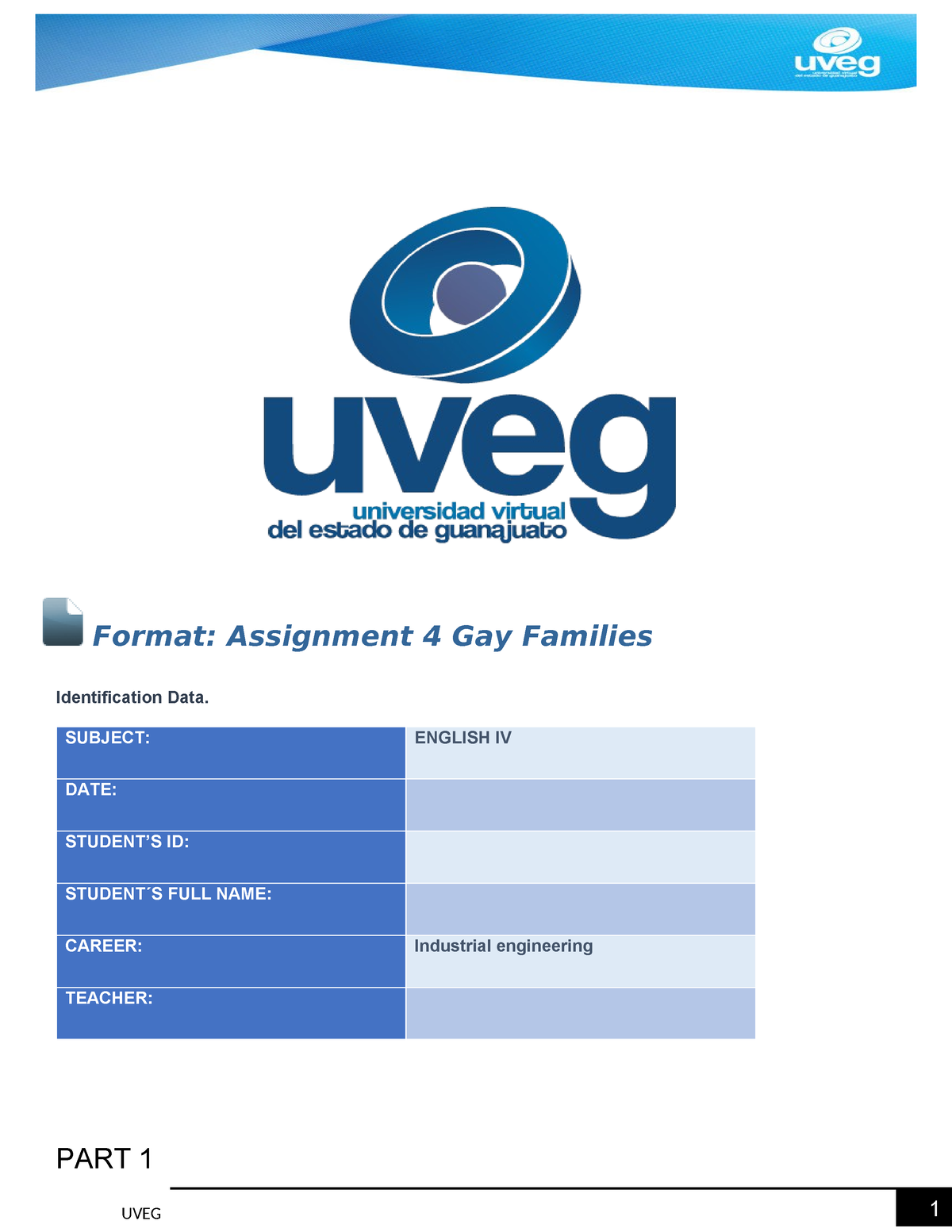 assignment 4 gay families uveg