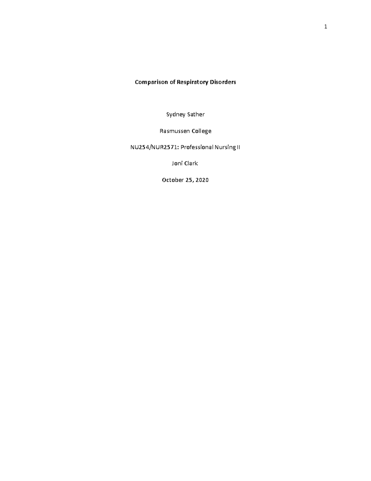 Ssather Comparisonof Respiratory Disease 102520 - Comparison of ...