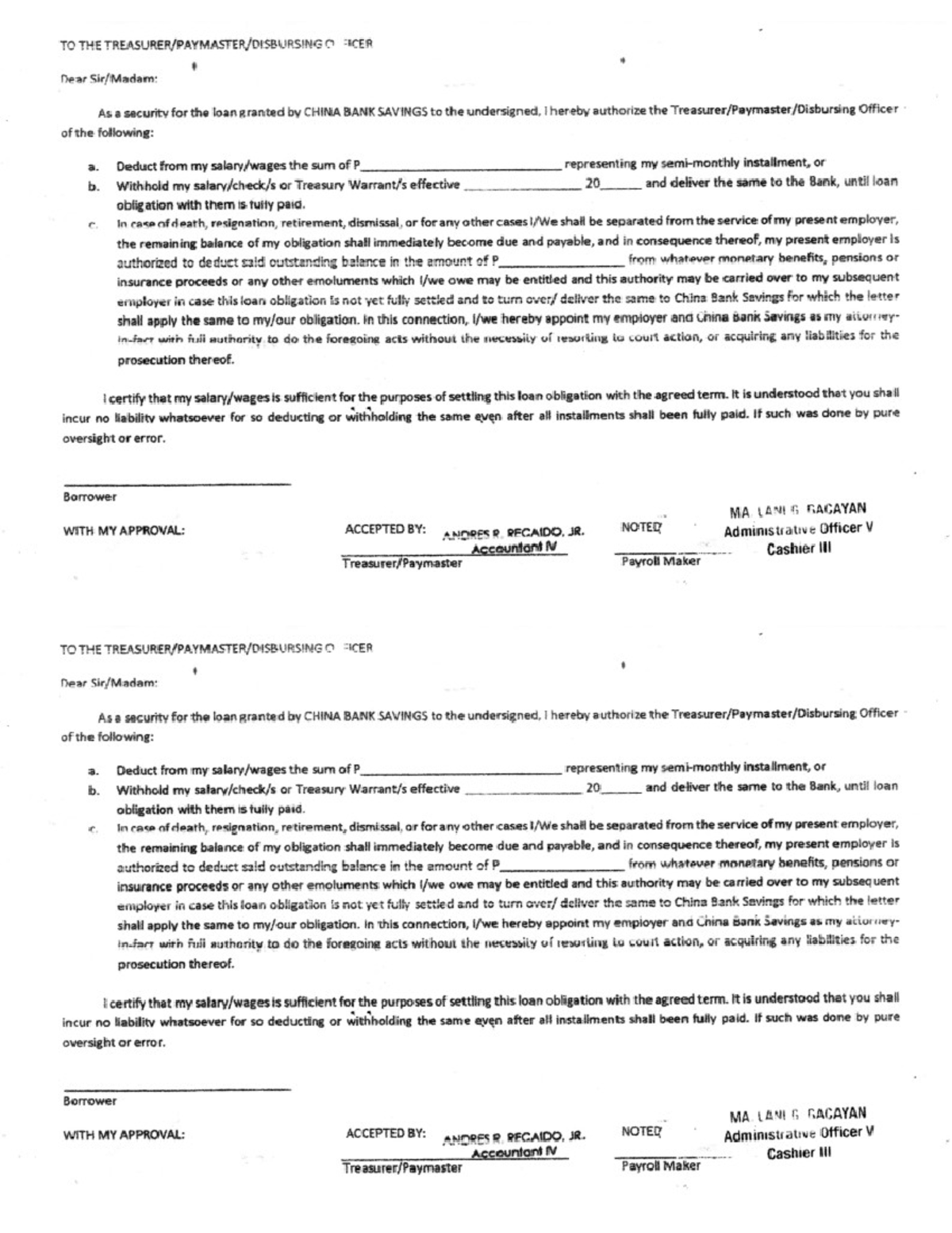 Cbs waiver - for reference - Principles Of Data Comm And Networking ...