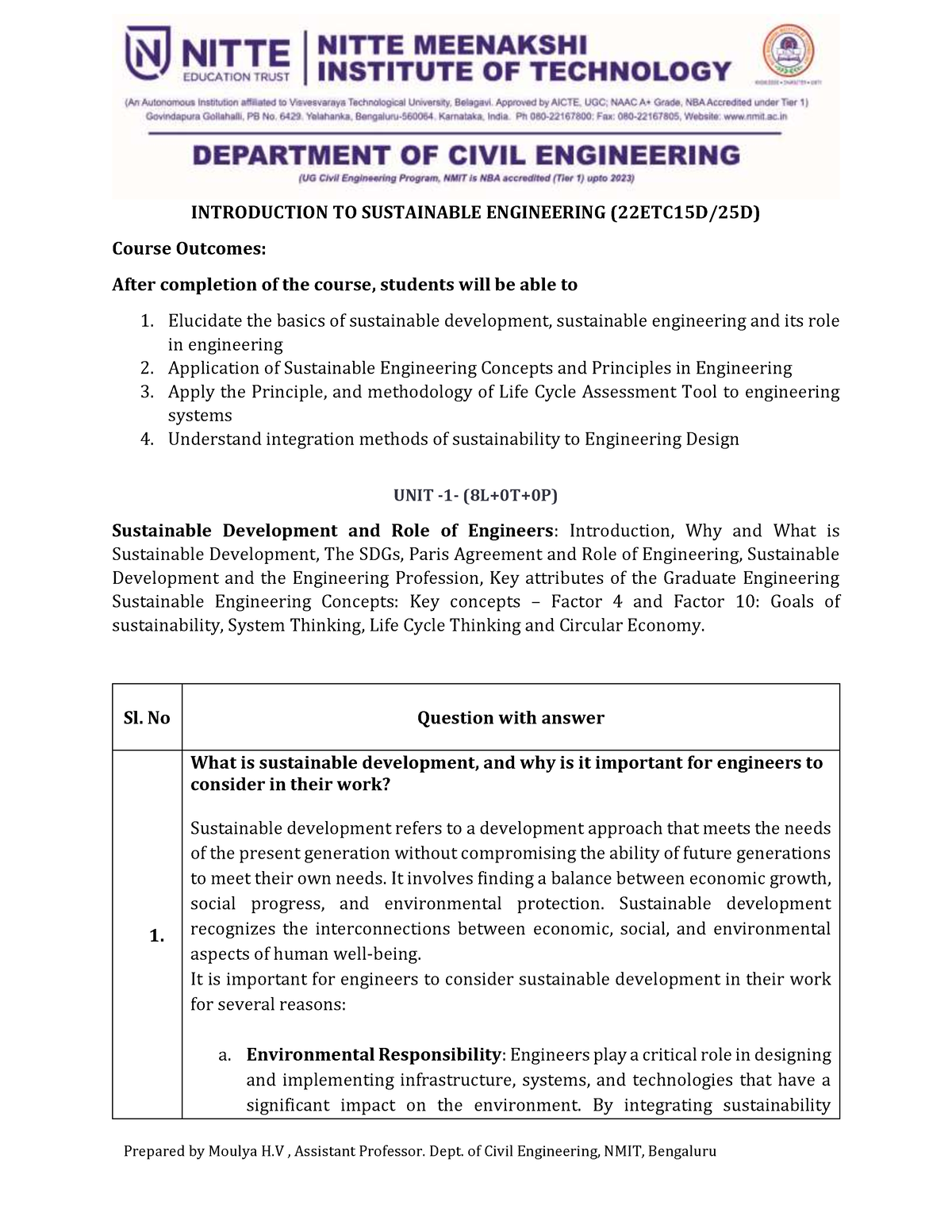 sustainable engineering dissertation