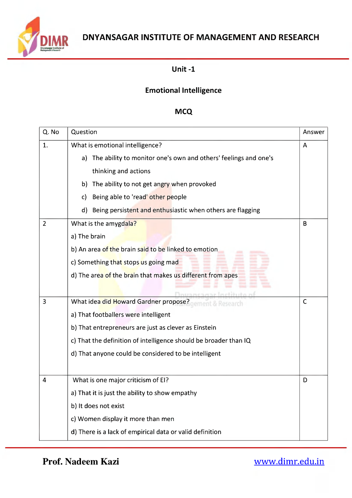 207 CFM MCQ - B. Tech - Studocu