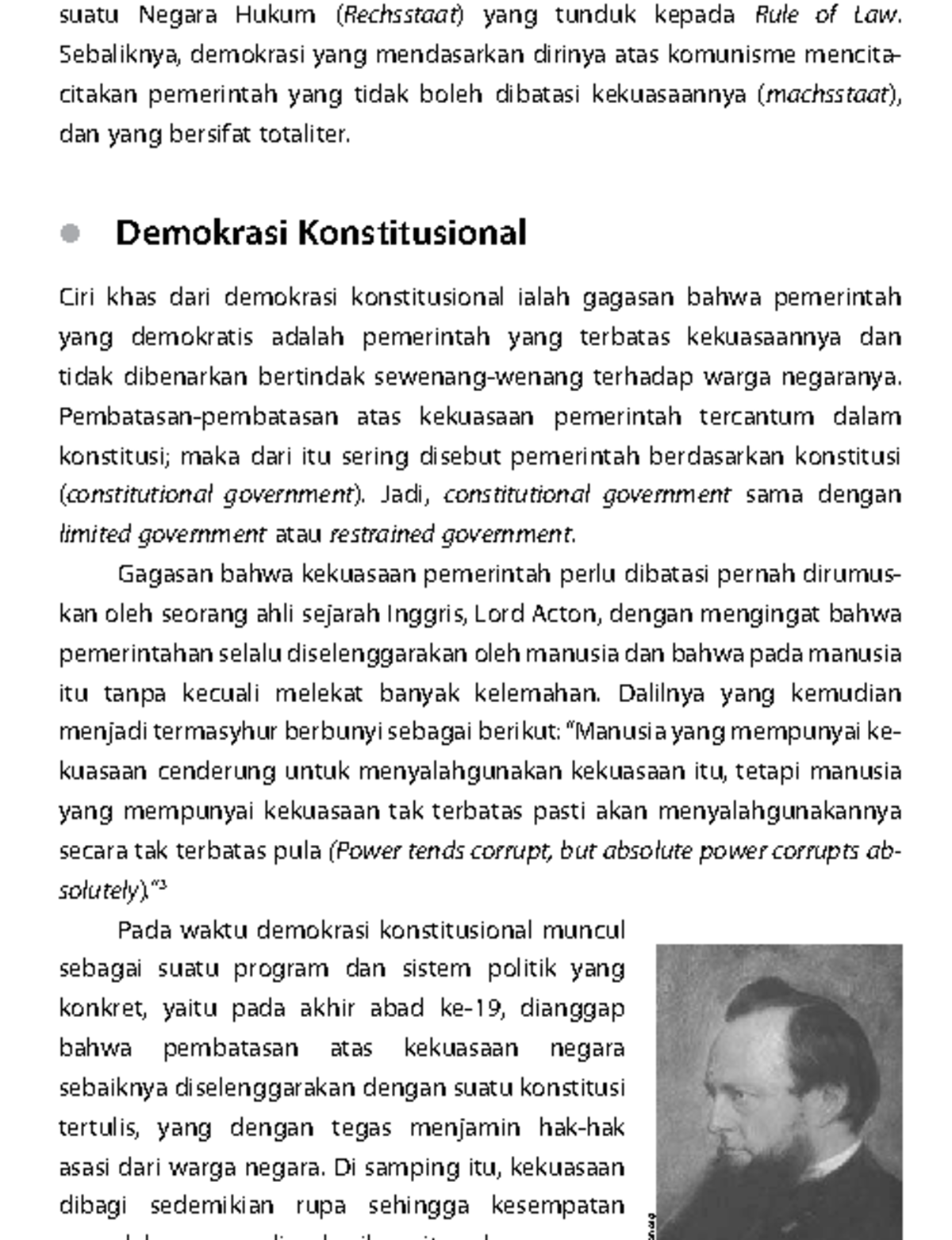 Catatan Sistem Politik 39 - Suatu Negara Hukum (Rechsstaat) Yang Tunduk ...