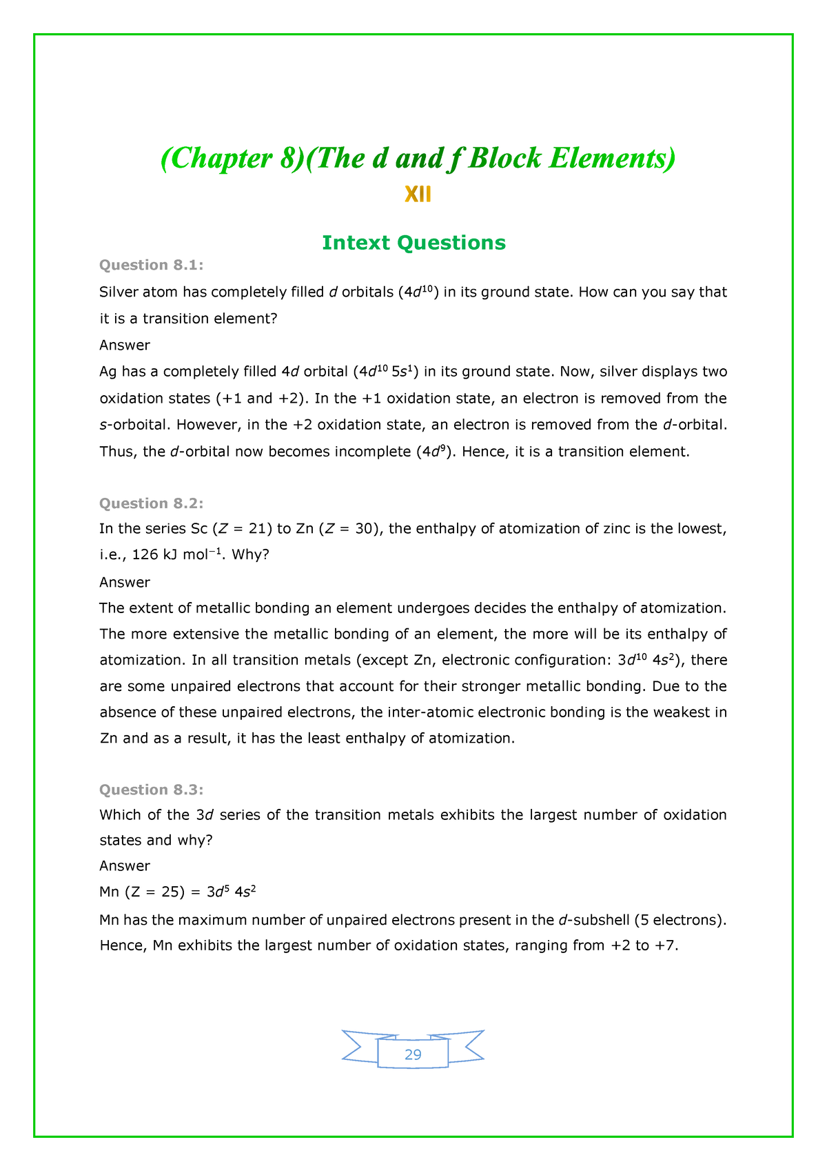 the-d-and-f-block-elements-class-12-notes-chemistry-chapter-8-notes