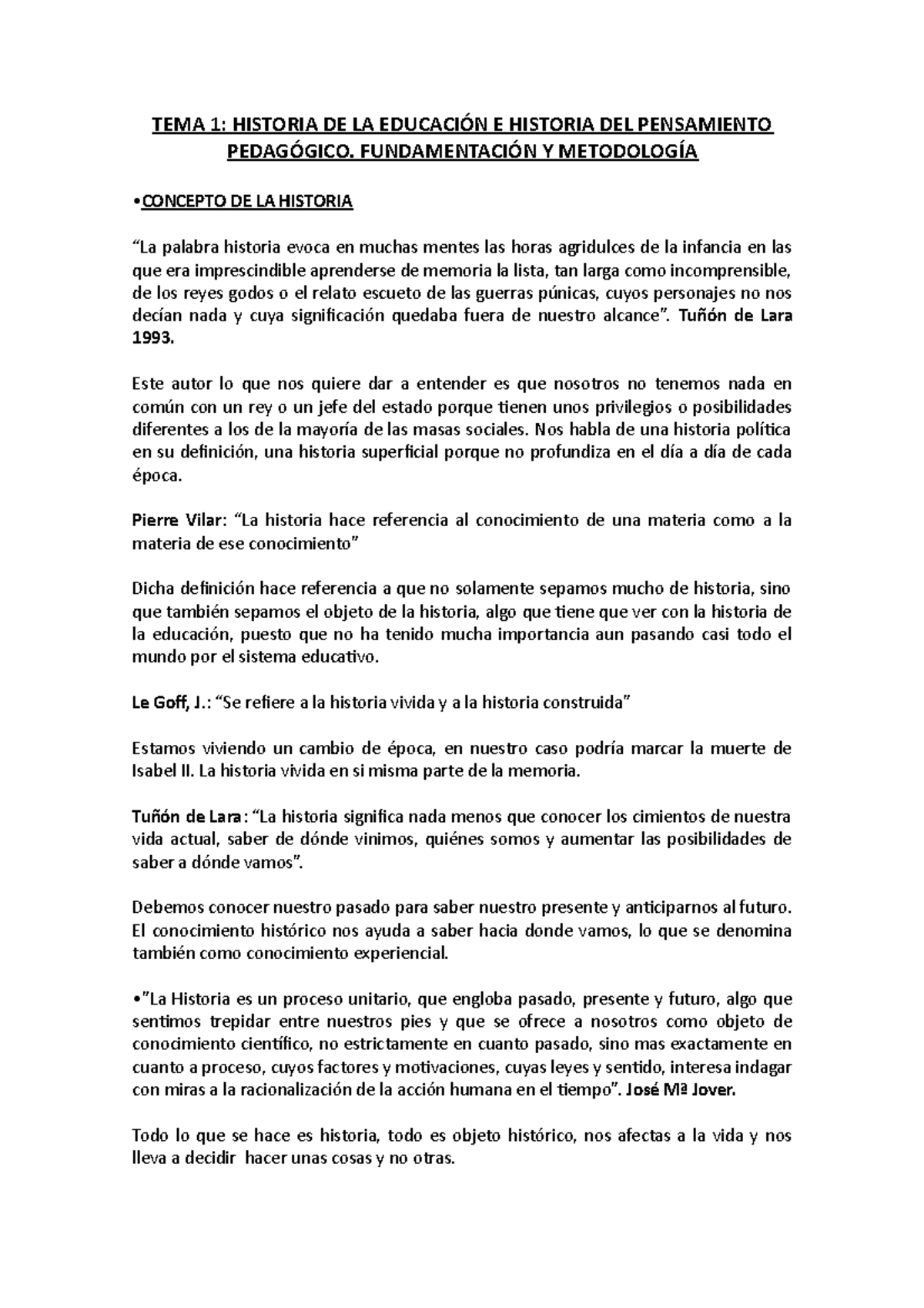 TEMA 1 - Tema 1. - TEMA 1: HISTORIA DE LA EDUCACIÓN E HISTORIA DEL ...