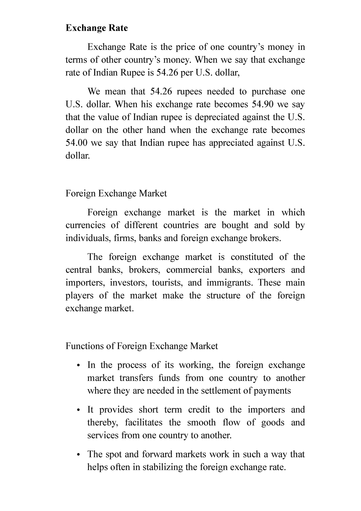 exchange-rate-and-determination-of-exchange-rate-in-a-free-market