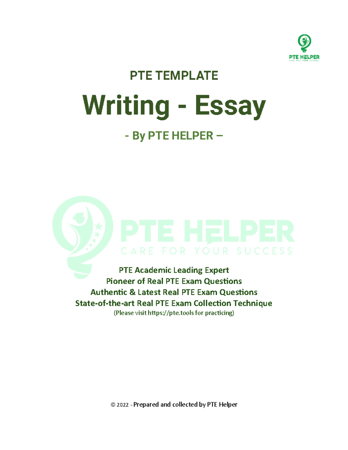 pte essay template universal