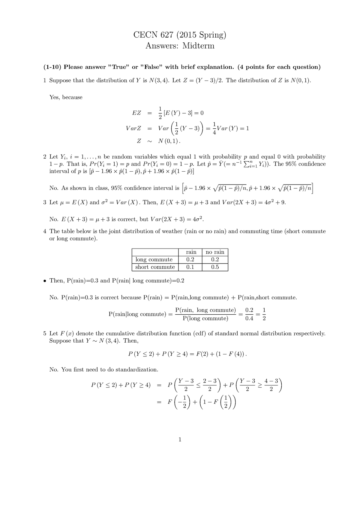 Midterm 7 June 2018, Questions And Answers - CECN 627 (2015 Spring ...