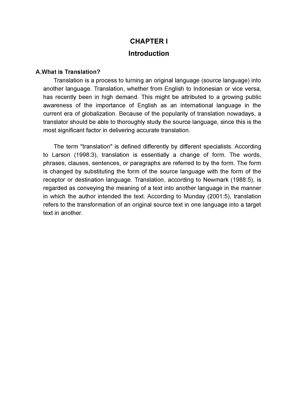 thesis about translation