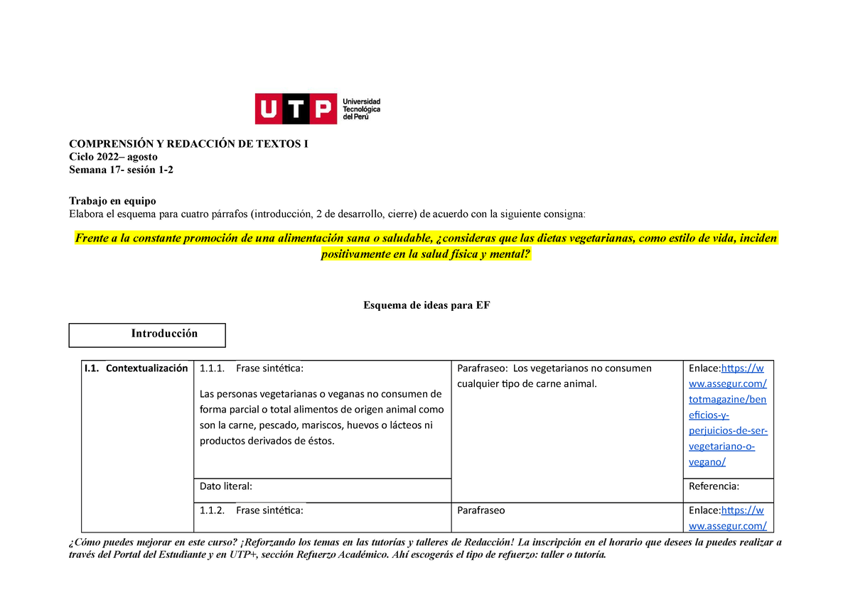 S17.s2-Esquema Para EF (material) 2022 Agosto - COMPRENSIÓN Y REDACCIÓN ...