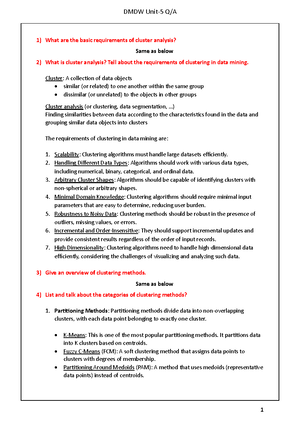 DMDW QA-4 - It is useful for examination purpose - How decision tree ...