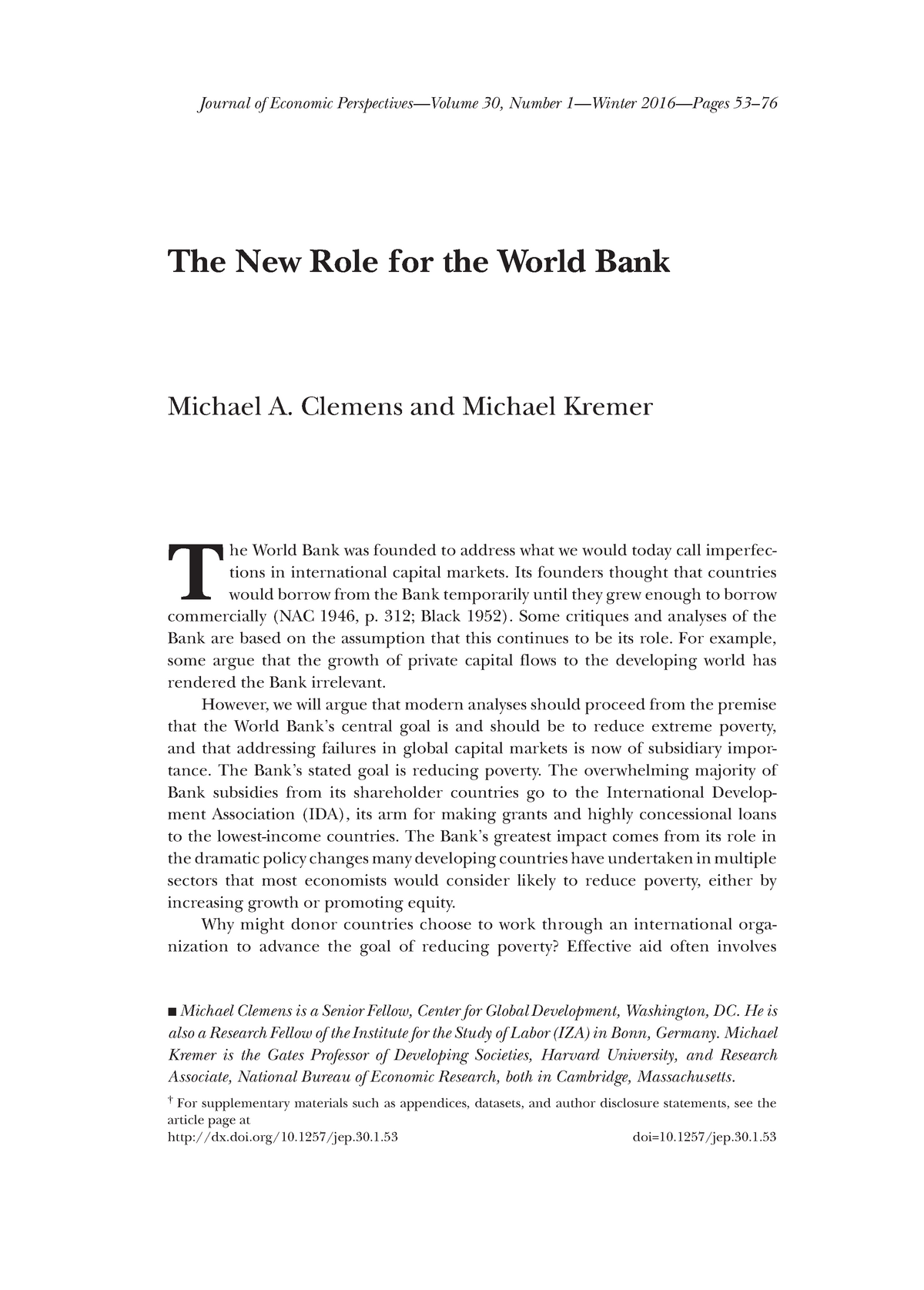 word-bank-role-article-journal-of-economic-perspectives-volume-30