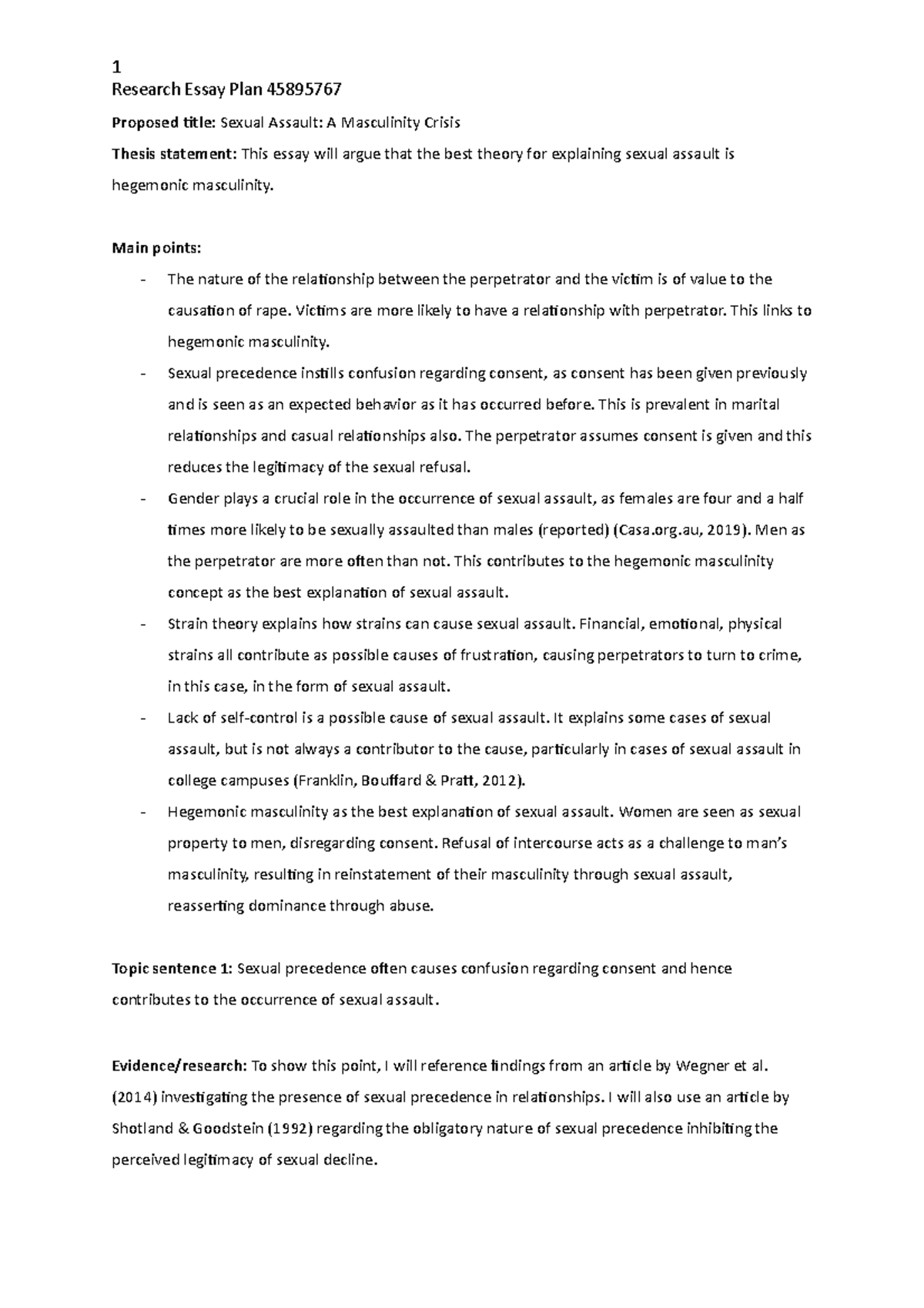 Masculinity dissertation image