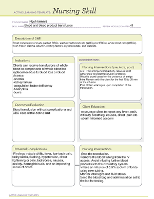 Template 20 - Nursing - Description of Procedure Identifying ...