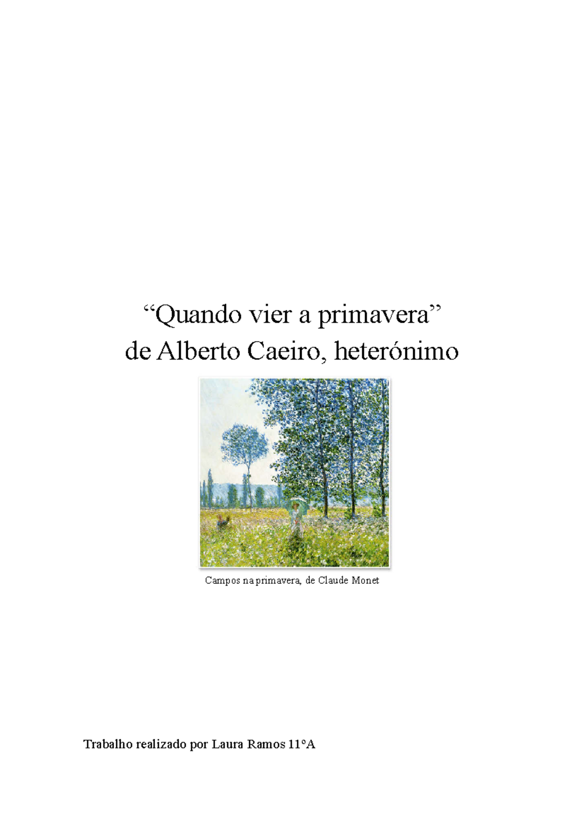 Quando Vier A Primavera - Dibujos Cute Para Imprimir