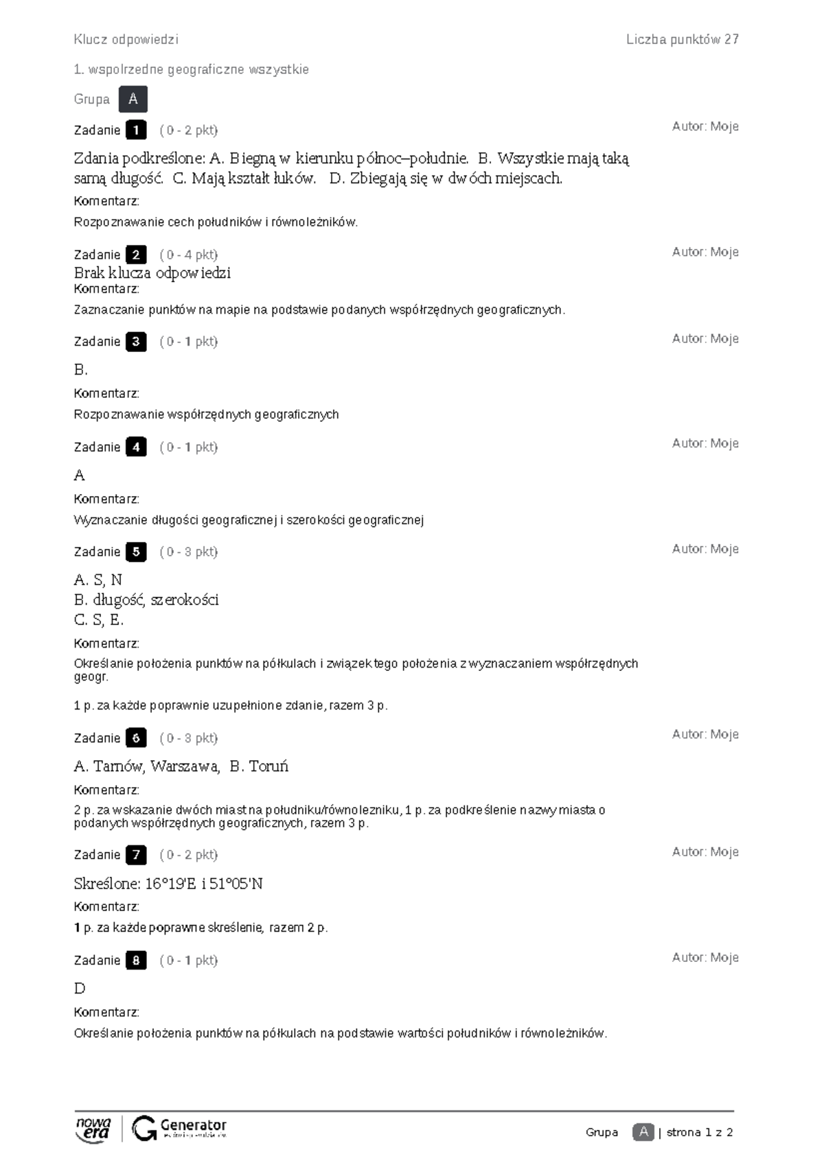 0. wspolrzedne-geograficzne-wszystkie-klucz-odpowiedzi compress - Grupa