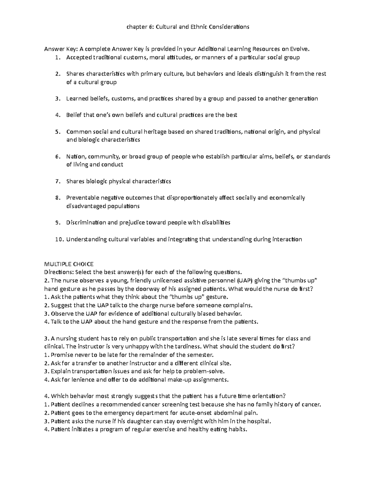 Document 1 Study Guide Answer Key A Complete Answer Key Is Document 1 Study Guide Answer Key A Complete Answer Key Is