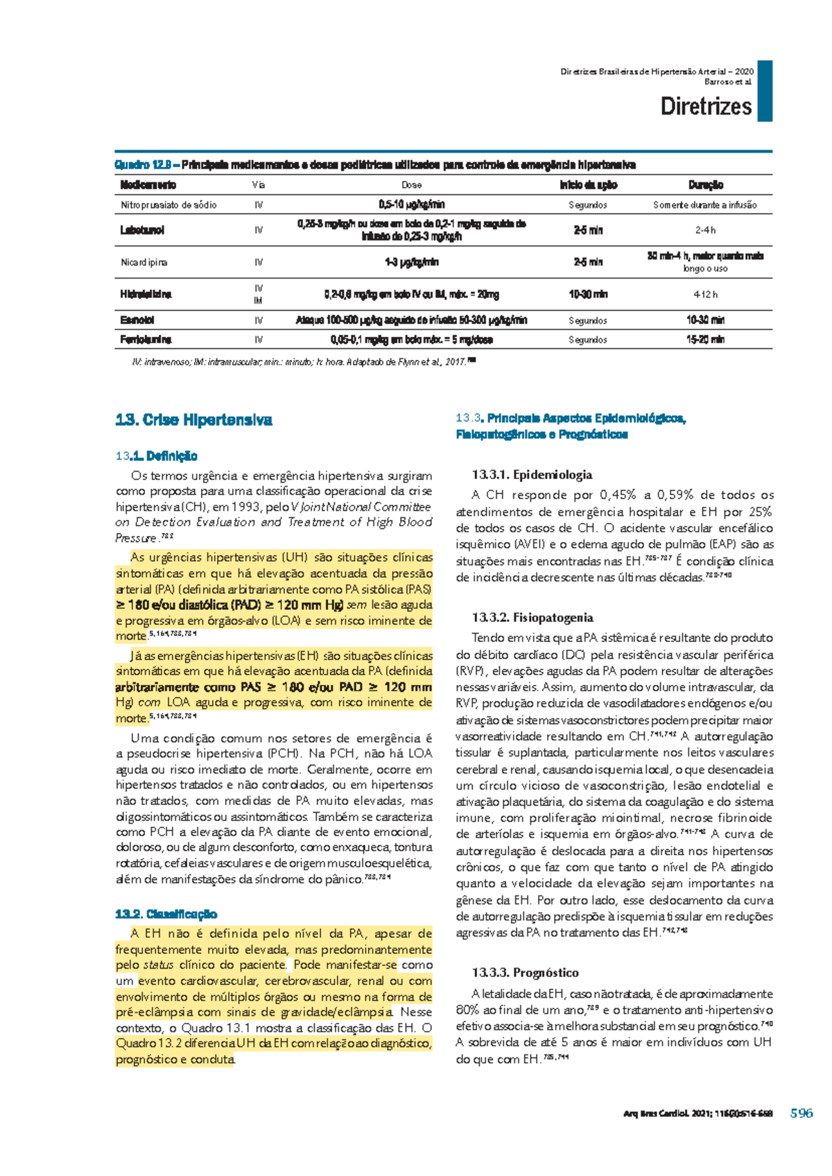 Diretrizes Brasileiras De Hipertensão Arterial 2020 - Diretrizes ...