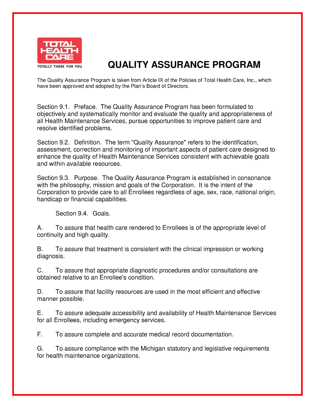 Quality Assurance Program Which Have Been Approved And Adopted By   Thumb 1200 1553 