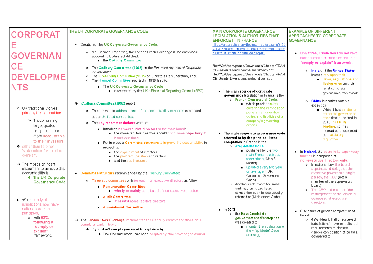 CH16 Corporate Governance Developments CORPORAT E GOVERNAN CE   Thumb 1200 850 