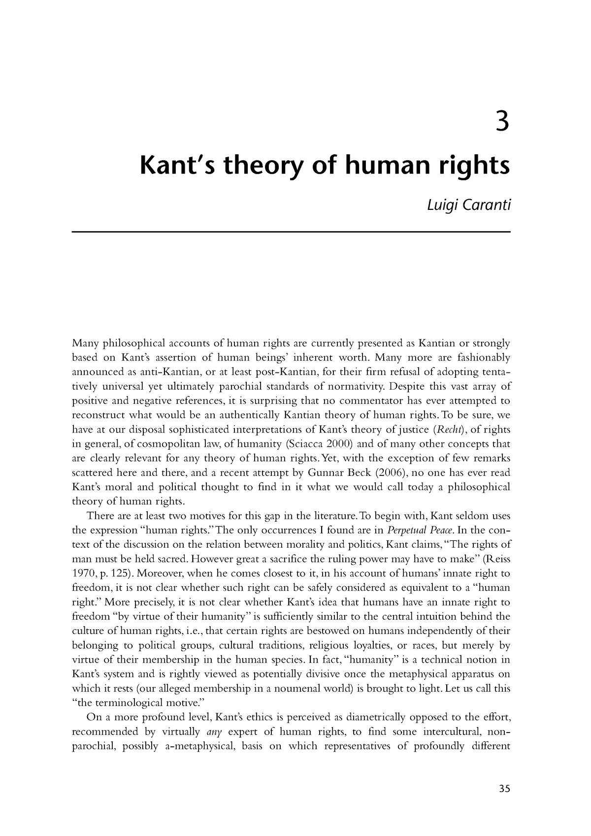 Kants Theory Of Human Rights - Many Philosophical Accounts Of Human ...