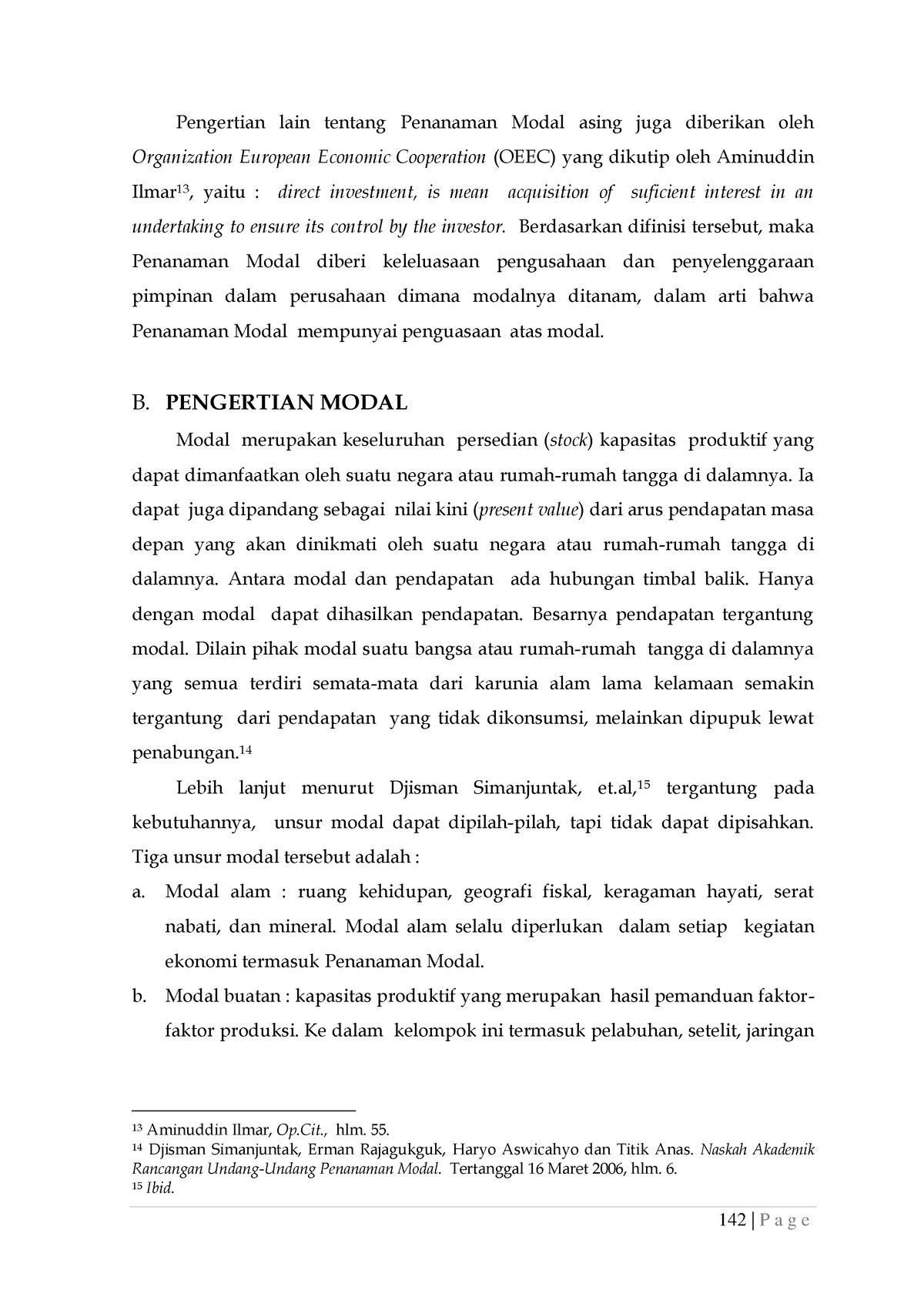 Hukum Penanaman Modal 2-52 - 142 | P A G E Pengertian Lain Tentang ...