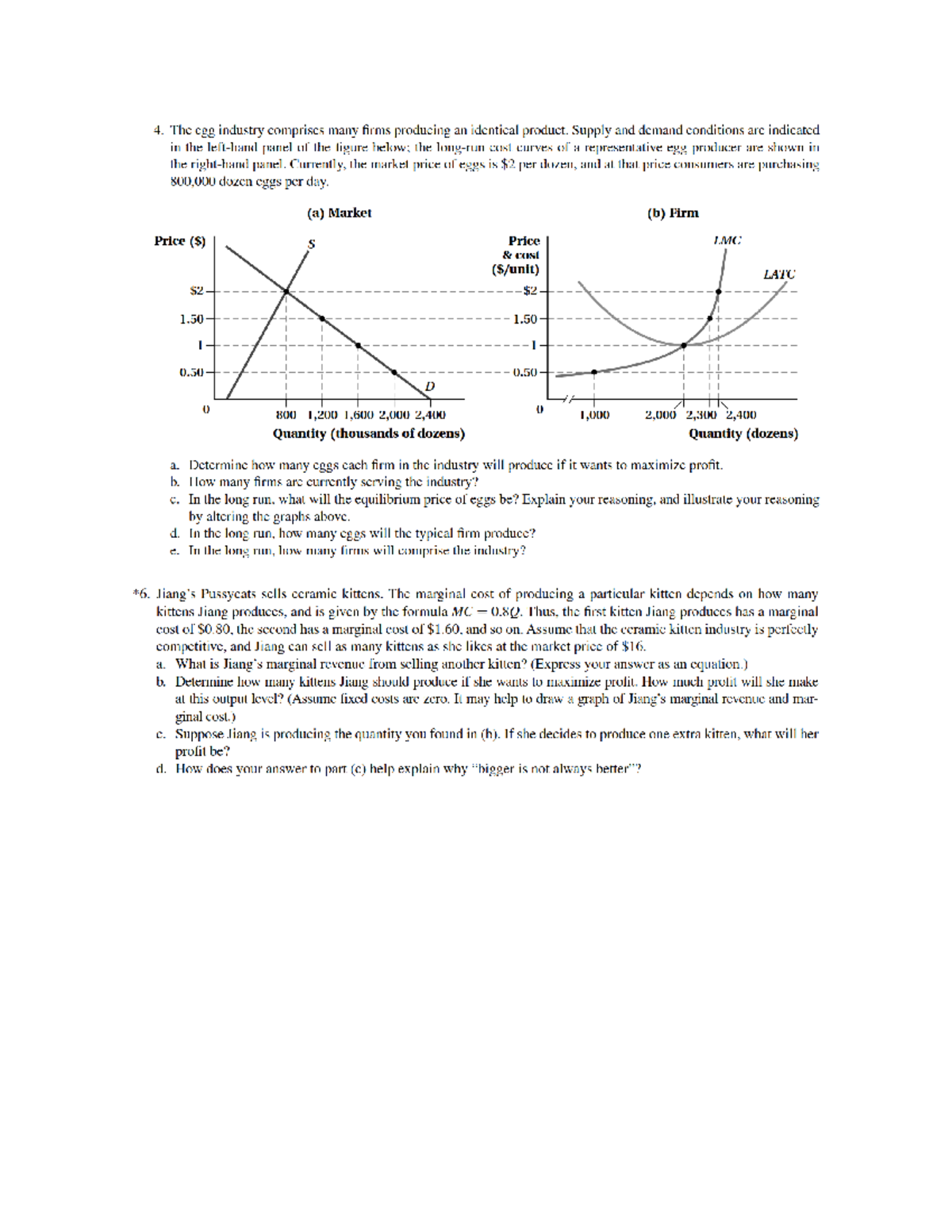 Exercises Tutorial Week 6 - Microeconomics For E&BE: Consumers&Firms ...