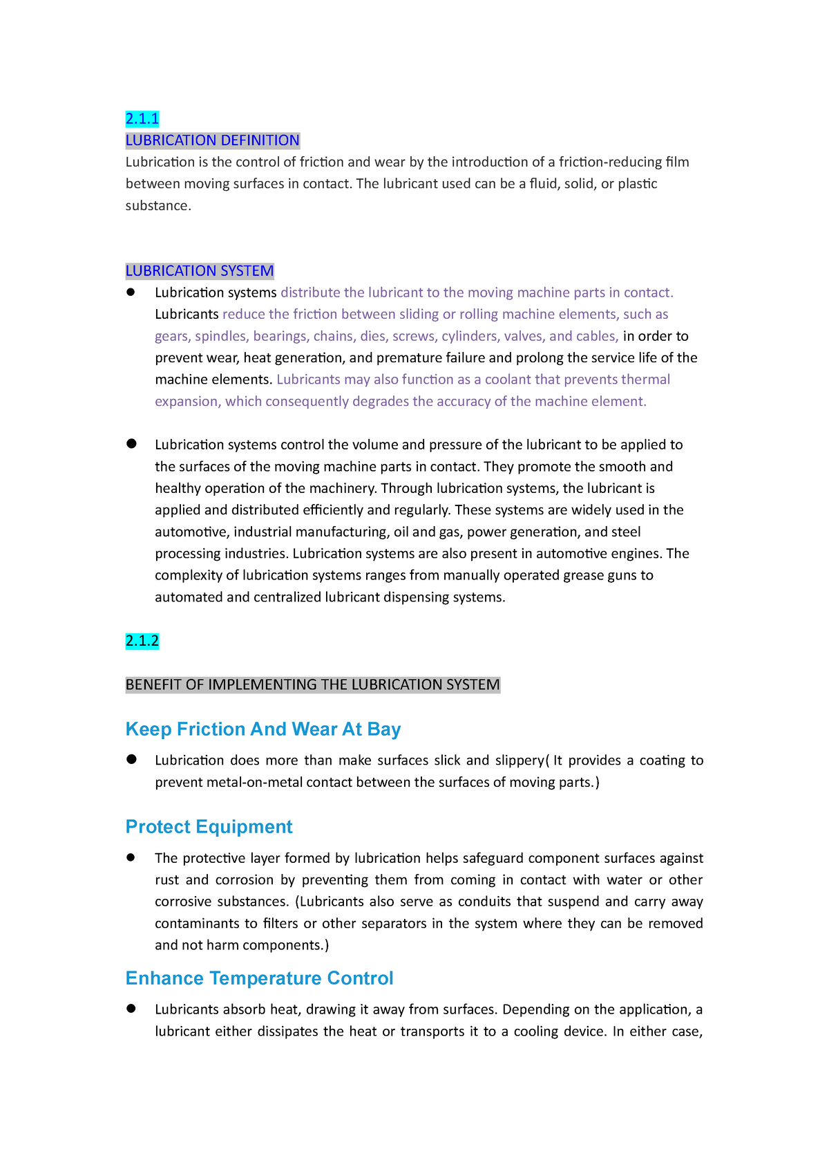 Lubrication( Presentation) 2. LUBRICATION DEFINITION Lubrication is