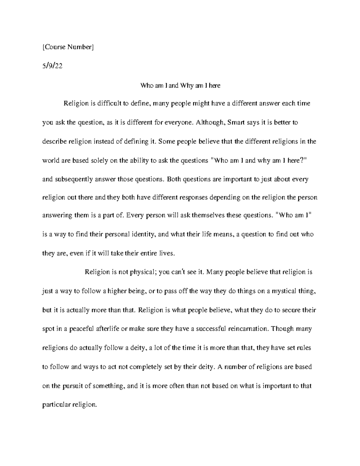 Who Am I And Why Am I Here An Essay On The Topic who Am I And Why Am