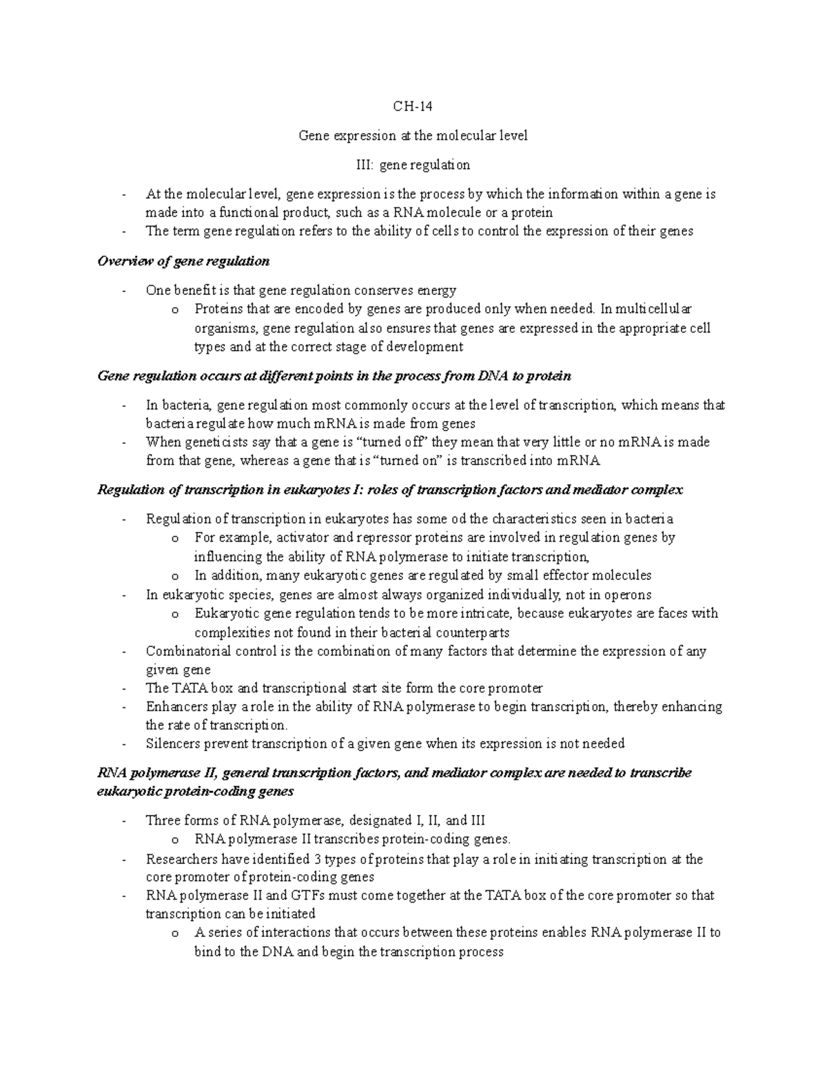 ch14-kumar-ch-gene-expression-at-the-molecular-level-iii-gene