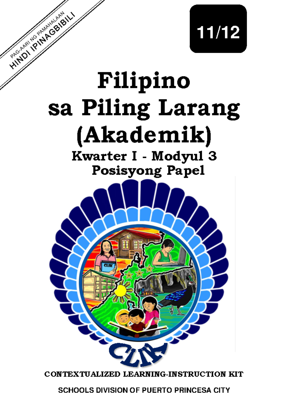 Fil sa Piling Larang (Akademik) q1 mod3 Posisyong-Papel v5 ...