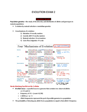 Evolution exam 1 practice questions - Evolution exam 1 question ...