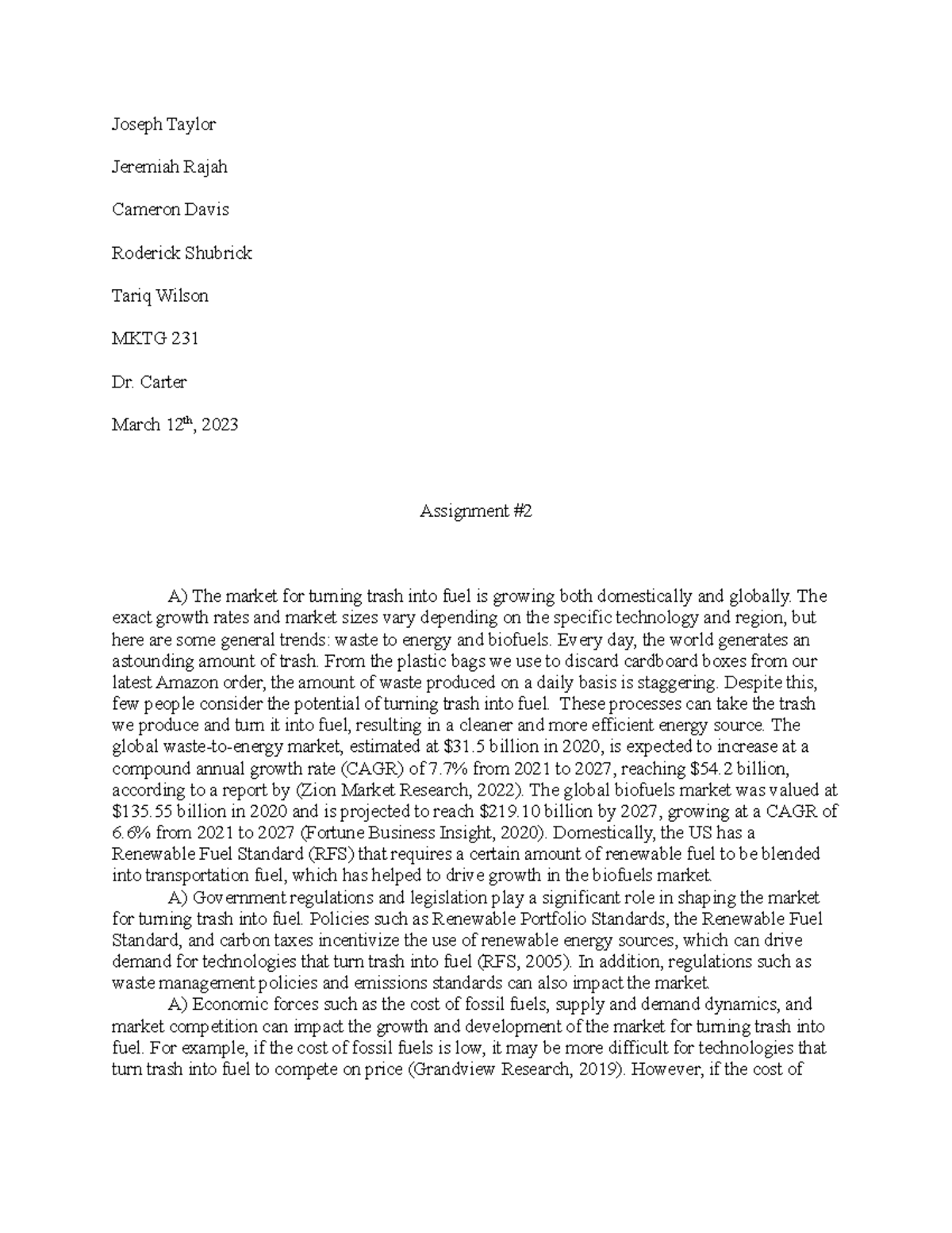 Essay 1 Rough Draft T-Into-F - Joseph Taylor Jeremiah Rajah Cameron ...