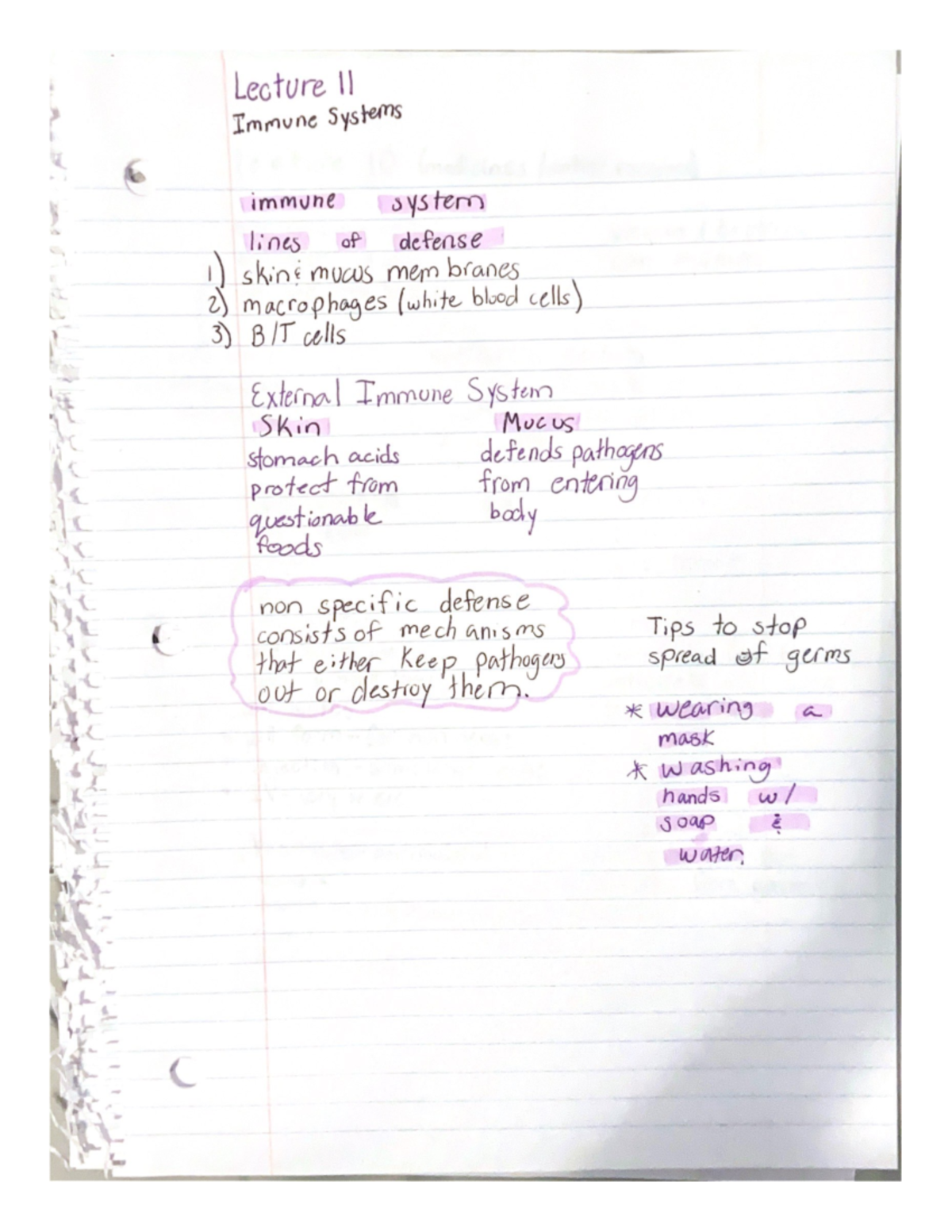 Lecture 10 Notes - BIOL 10 - Studocu