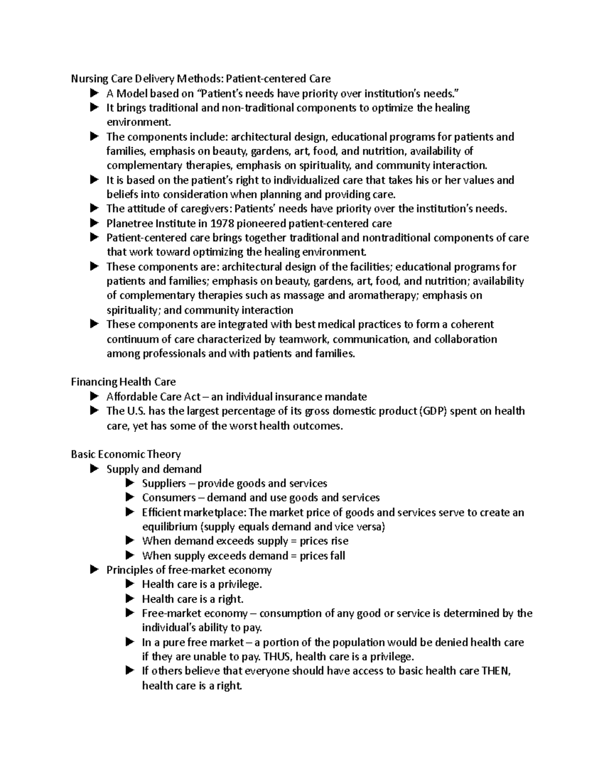 Chapter 14 (Nurs 333) Part 9 - Nursing Care Delivery Methods: Patient ...