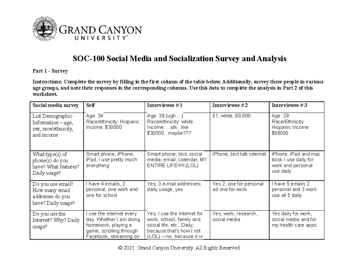 soc-100-social-media-and-socialization-survey-and-analysis