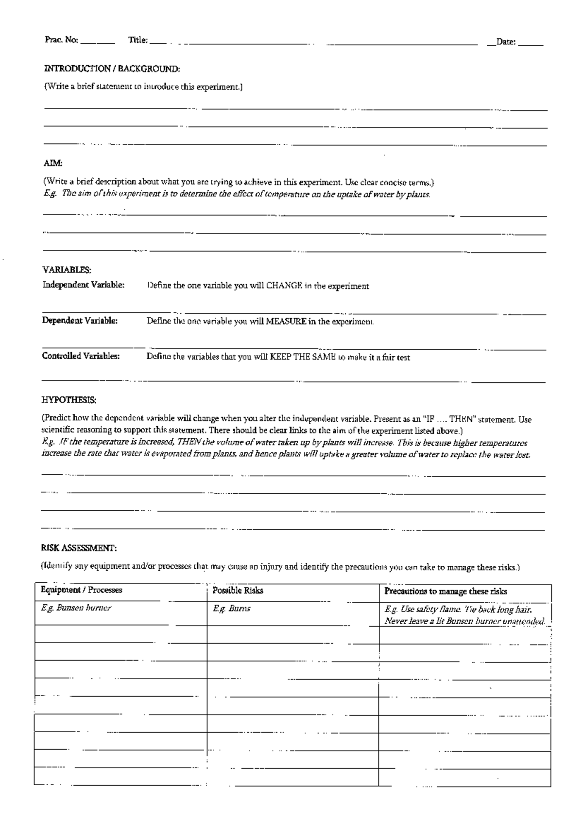 Experiment Prac template - Prac. No: Title: Date: INTRODUCTION ...