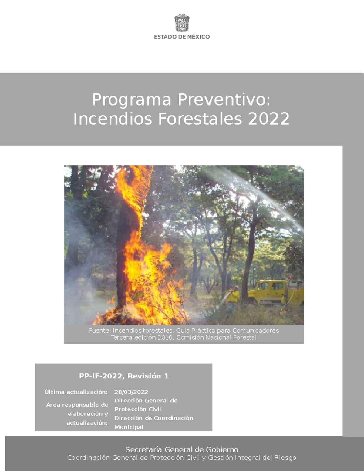 2 PP-INC Forestales-2022 Rev-1 28mar2022 - Programa Preventivo ...
